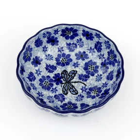 Miska muszelka 023 h-4cm <br> 1443X Ważka w kwiatach